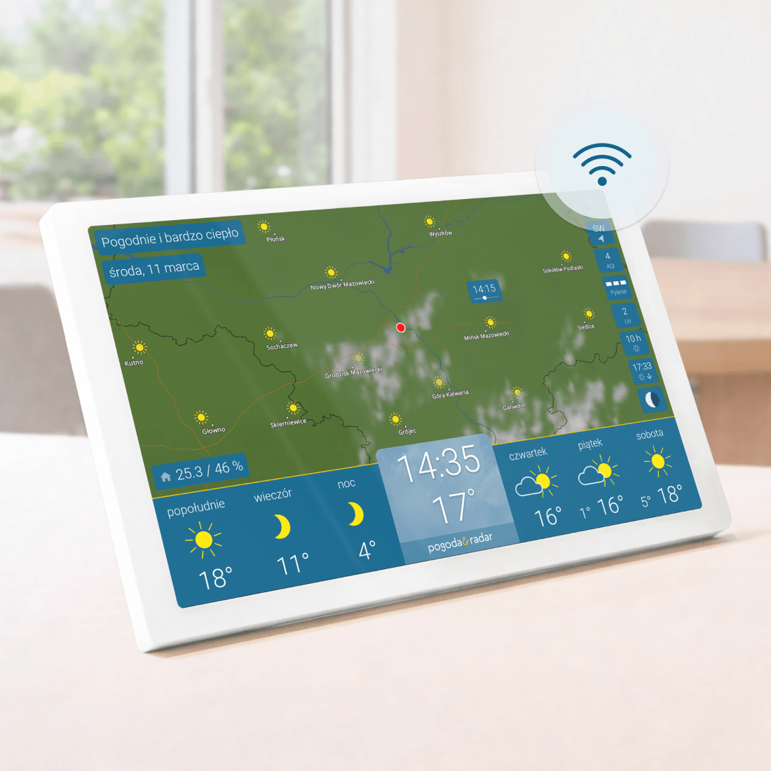pogoda & radar home 4 (Biały)
